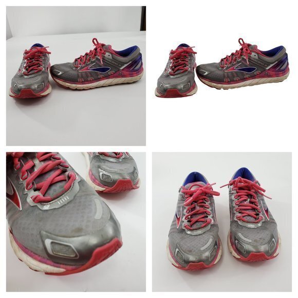Brooks Transcend 2 Sneakers 11 Pink Purple Gray At - Picture 2 of 8
